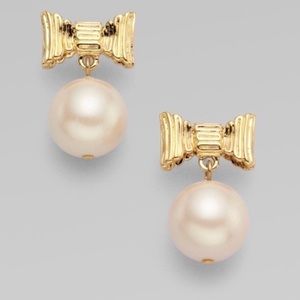 Kate Spade All Wrapped Up Bow Drop Earrings